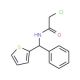2-chloro-N-[phenyl(thien-2-yl)methyl]acetamide - chemical structure image