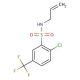 2-chloro-N-(prop-2-en-1-yl)-5-(trifluoromethyl)benzene-1-sulfonamide - chemical structure image