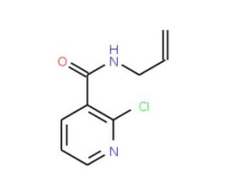 2-chloro-N-(prop-2-en-1-yl)pyridine-3-carboxamide (CAS 545372-93-8) - chemical structure image