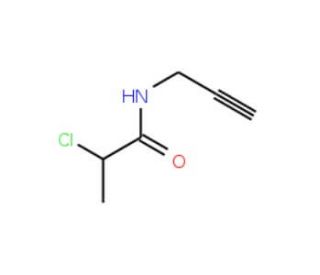 2-chloro-N-(prop-2-yn-1-yl)propanamide - chemical structure image