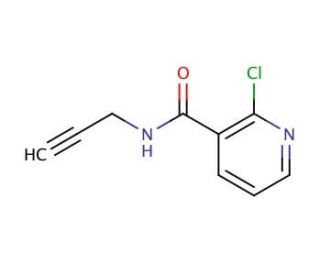 2-chloro-N-(prop-2-yn-1-yl)pyridine-3-carboxamide - chemical structure image