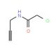 2-chloro-N-prop-2-ynylacetamide (CAS 7458-03-9) - chemical structure image