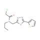 2-chloro-N-propyl-N-[(5-thien-2-yl-1,3,4-oxadiazol-2-yl)methyl]acetamide - chemical structure image