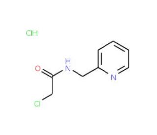 2-chloro-N-(pyridin-2-ylmethyl)acetamide hydrochloride (CAS 46120-62-1) - chemical structure image