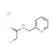 2-chloro-N-(pyridin-2-ylmethyl)acetamide hydrochloride (CAS 46120-62-1) - chemical structure image