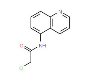 2-chloro-N-quinolin-5-ylacetamide (CAS 121221-08-7) - chemical structure image