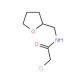 2-Chloro-N-(tetrahydro-2-furanylmethyl)acetamide (CAS 39089-62-8) - chemical structure image