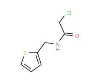 2-Chloro-N-(thien-2-ylmethyl)acetamide (CAS 21403-27-0) - chemical structure image