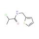 2-chloro-N-(thien-2-ylmethyl)propanamide (CAS 878125-78-1) - chemical structure image