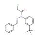 2-chloro-N′-[(1E)-phenylmethylene]-N-[3-(trifluoromethyl)phenyl]acetohydrazide - chemical structure image