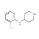 (2-Chloro-phenyl)-piperidin-4-yl-amine - chemical structure image