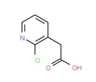 2-Chloro-pyridine-3-yl-acetic acid (CAS 61494-55-1) - chemical structure image