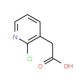 2-Chloro-pyridine-3-yl-acetic acid (CAS 61494-55-1) - chemical structure image