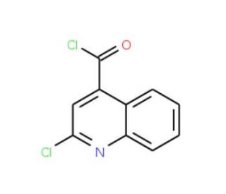 2-Chloro-quinoline-4-carbonyl chloride (CAS 2388-32-1) - chemical structure image