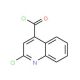 2-Chloro-quinoline-4-carbonyl chloride (CAS 2388-32-1) - chemical structure image