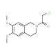 2-(chloroacetyl)-6,7-dimethoxy-1,2,3,4-tetrahydroisoquinoline (CAS 111631-72-2) - chemical structure image