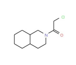 2-(chloroacetyl)decahydroisoquinoline - chemical structure image