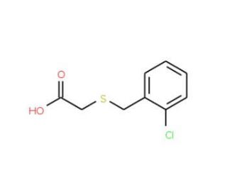 [(2-chlorobenzyl)thio]acetic acid (CAS 66516-65-2) - chemical structure image