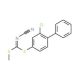(2-Chlorobiphenyl-4-yl)methyl-cyanocarbonimidodithioate - chemical structure image