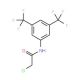 2-Chloro(bis-3′,5′-trifluoromethylacetanilide) (CAS 790-75-0) - chemical structure image