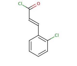 2-Chlorocinnamoyl chloride (CAS 35086-82-9) - chemical structure image