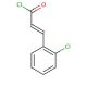 2-Chlorocinnamoyl chloride (CAS 35086-82-9) - chemical structure image