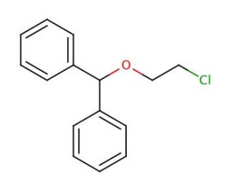 2-Chloroethyl Benzhydryl Ether - chemical structure image
