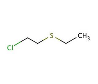 2-Chloroethyl ethyl sulfide (CAS 693-07-2) - chemical structure image