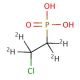 2-(Chloroethyl) Phosphonic Acid-d4 - chemical structure image