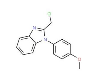 2-(chloromethyl)-1-(4-methoxyphenyl)-1H-benzimidazole - chemical structure image
