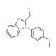 2-(chloromethyl)-1-(4-methoxyphenyl)-1H-benzimidazole - chemical structure image