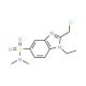 2-(chloromethyl)-1-ethyl-N,N-dimethyl-1H-benzimidazole-5-sulfonamide - chemical structure image