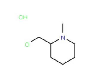 2-(Chloromethyl)-1-methylpiperidine hydrochloride (CAS 27483-92-7) - chemical structure image