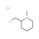 2-(Chloromethyl)-1-methylpiperidine hydrochloride (CAS 27483-92-7) - chemical structure image