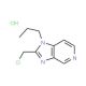 2-(Chloromethyl)-1-propyl-1H-imidazo-[4,5-c]pyridine hydrochloride (CAS 1092381-05-9) - chemical structure image