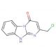 2-Chloromethyl-10H-benzo[4,5]imidazo[1,2-a]pyrimidin-4-one (CAS 62773-10-8) - chemical structure image