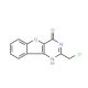 2-(chloromethyl)[1]benzofuro[3,2-d]pyrimidin-4(3H)-one (CAS 80550-76-1) - chemical structure image