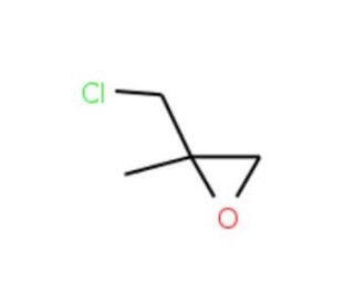 2-(Chloromethyl)-2-methyloxirane (CAS 598-09-4) - chemical structure image
