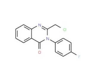 2-(chloromethyl)-3-(4-fluorophenyl)quinazolin-4(3H)-one - chemical structure image