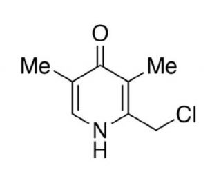 2-Chloromethyl-3,5-dimethylpyridin-4-one (CAS 1114596-75-6) - chemical structure image