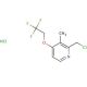 2-Chloromethyl-3-methyl-4-(2,2,2-trifluoroethoxy)pyridine, Hydrochloride (CAS 127337-60-4) - chemical structure image
