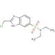 2-Chloromethyl-3H-benzoimidazole-5-sulfonic acid diethylamide - chemical structure image