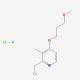 2-Chloromethyl-4-(3-methoxypropoxy)-3-methylpyridine Hydrochloride (CAS 153259-31-5) - chemical structure image