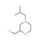 2-(chloromethyl)-4-isobutylmorpholine - chemical structure image