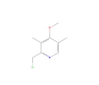2-(Chloromethyl)-4-methoxy-3,5-dimethylpyridine (CAS 84006-10-0) - chemical structure image