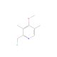 2-(Chloromethyl)-4-methoxy-3,5-dimethylpyridine (CAS 84006-10-0) - chemical structure image