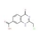 2-(chloromethyl)-4-oxo-3,4-dihydroquinazoline-7-carboxylic acid - chemical structure image