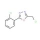 2-(chloromethyl)-5-(2-chlorophenyl)-1,3,4-oxadiazole (CAS 24023-72-1) - chemical structure image