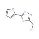 2-(chloromethyl)-5-(2-furyl)-1,3,4-oxadiazole - chemical structure image