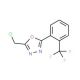 2-(chloromethyl)-5-[2-(trifluoromethyl)phenyl]-1,3,4-oxadiazole - chemical structure image